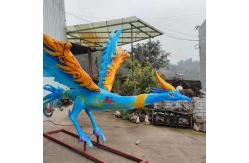 China Life Size Animatronics Electronic Handcrafted  Chinese Mythical Creatures Luan Niao supplier