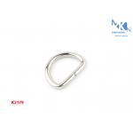 Custom Design Metal D Ring Belt Buckle , D Ring Hardware For Bag Making for sale