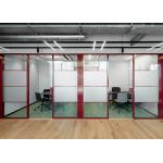 2024 Hot Sales Glass Partition Wall Profile For Commercial Spaces Customized Glass Or Solid Optional for sale