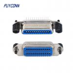 China Centronics Male 24pin IEEE488 Connector Vertical PCB 2.16mm With Black Screws factory