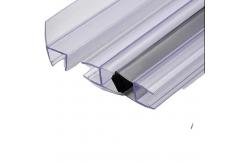 China Shower Room/Cabins Waterproof Translucent Vinyl Edge Seal Glass Door PVC Sealing Strip supplier