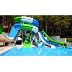 Amusement Water Park Adults Water Games Custom Fiberglass Slide for Swimming Pool for sale