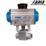 Pneumatic High Pressure Two Way Ball Valve for sale