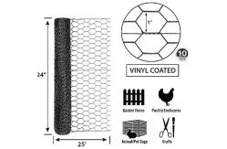 China BWG 27-23 Hexagonal Wire Mesh Chicken Farm Fence PVC Coated supplier