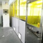 Candy Industry Filter Cleaning Booth Stainless Steel Frame Module Class 1001000 10000 for sale