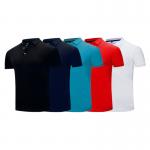 Bulk Sports Black Custom Work Polo Shirts Casual Loose Cut Promotional Breathable Sustainable for sale