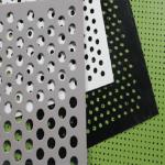 Metal Rectangular Hole Shape Aluminum Perforated Sheet 12FT Length 5052 H24 for sale
