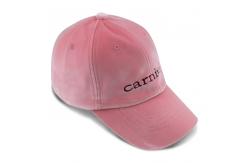 China Polyester Peach Skin 6 Panel Baseball Cap With Self Strap supplier