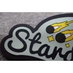Eco - Friendly Stick On Handmade Rubber Logo Patches