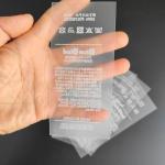 Garment Heat Transfer Care Labels On Fabric In Silver Color for sale