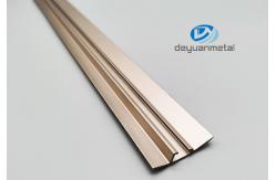 China 6463 Aluminium Floor Edging Strip , ASTM Aluminium Threshold Strip supplier