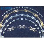 Safety Flat Wrap Razor Wire Long Lifespan High Strength For Military Affairs for sale