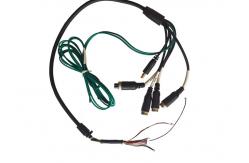 China 22AWG 24AWG Security Camera Cable With DC Barrel BNC Connector supplier