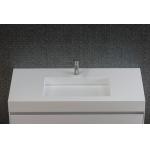 Solid Surface Wall Hung Basin Chemical Resistant Easy To Clean And Maintenance