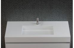 China Solid Surface Wall Hung Basin Chemical Resistant Easy To Clean And Maintenance supplier