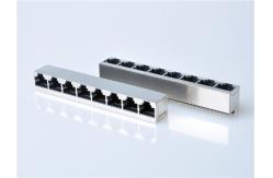 China 8p8c RJ45 Ethernet Connector 1x1 Ports Female RJ45 Jack Without Magnetics supplier