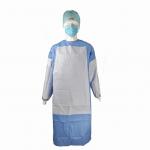 Reinforced SMS Disposable Operating Surgical Gown for Doctor for sale