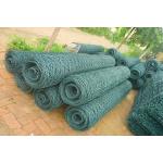 80X100mm Retaining Wall Mesh Cages PVC Coated Gabion Basket For Slope Protection for sale