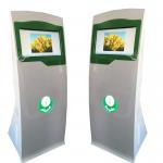 FreeStanding Information Touch Screen Kiosk With Thermal Printer for sale
