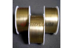 China ASTM C17410 Beryllium Copper Foil Tape 0.08mm For Spring Contacts supplier