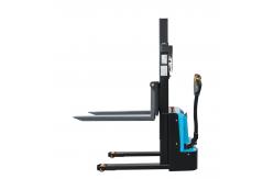 China Pedestrian Stand On Pallet Stacker full electric pallet stacker reach walkie stacker supplier