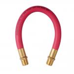 Red EPDM 1/2'' X 50FT with NPT Male Rubber Air Hose Assembly for Compressed Air for sale