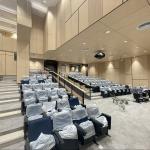 Seamless Laminated Auditorium Micro Perforated Acoustic Wood Wall Panel 0.5mm for sale