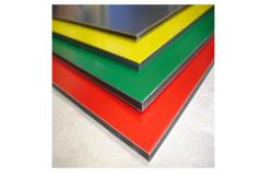 China 1220mm High Gloss Aluminum Composite Panel Weather Resistant 3mm supplier
