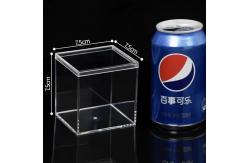 China Custom Size Rectangle Clear Plastic Box Transparent Acrylic Box with Lid supplier