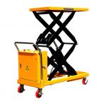 Height 1m Scissor Trolley Lift 1000KG 1 Ton Hydraulic Table Trolley for sale