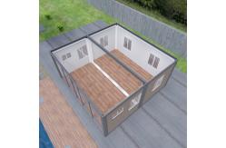 China Modern Single Floor Flat Pack Container House Weather proof Expandable Prefab House supplier