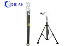 China Air Compressor Operate Portable Antenna Mast , Telescoping Antenna Pole With Tripod supplier
