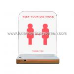 Lithium Cell Arc Board Silk Printing LED Warning Sign for sale