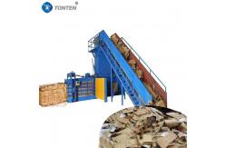 China Plastic Waste Hydraulic Scrap Baler Machine Horizontal Baling Press supplier
