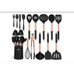 Antistain Silicone Kitchen Utensil Sets 16pcs Multiusage Rustless for sale