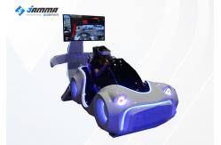 China Multiplayer Game 9D VR Racing Simulator With 42 Inch Display Screen supplier