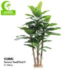 Fire Retardant H350cm Large Artificial Landscape Trees With Real Touch Leaves for sale