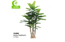 China Fire Retardant H350cm Large Artificial Landscape Trees With Real Touch Leaves supplier