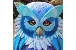 China Programmable Fiberglass Animatronic Owl For Amusement Park supplier