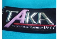 China High-Frequency Patch With Embossed Logo , Customized 3D Effect TPU Heat Transfer supplier