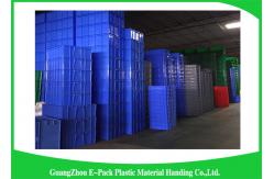 China Warehouse Large Plastic Storage Boxes , Space Saving Stackable Plastic Bins supplier