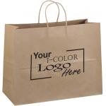 Bidegradable Paper Eco Printed Carrying Shopping Bags 300GSM for sale