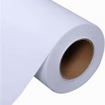 White Matte Canvas Roll 200gsm Waterproof Polyester Canvas Banner  24X100m For Pigment Ink for sale