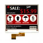 4.2 Inch Color E-Ink EPaper Display 400*300 dots For Signage Low Power Consumption Ultra-Thin Display for sale