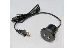 China UL Certified Dual USB Power Adapter Conference Table Socket / USB Charger Socket supplier