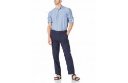 China 48% Cotton Mens Casual Linen Pants Breathable with Drawstring supplier