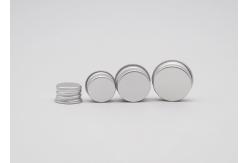 China 20mm Silver Aluminum Plastic Screw Cap For Pill Bottles supplier