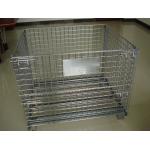 China industrial welded wire mesh pallet wire cage wire mesh container storage manufacturer