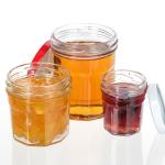 Customized Sealed Jam Storage Jar Mini Empty Round Shape Glass Jar