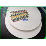 Eco - Friendly & Safe Ink Degradable Printable Food Grade Paper Roll For Paper Straws for sale
